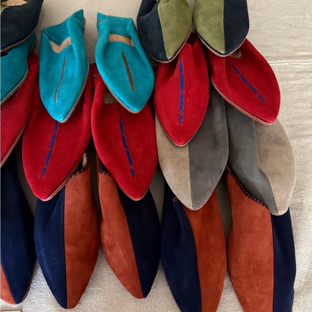 Moroccan Suede Slippers